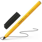 Lodīšu pildspalva SCHNEIDER 505 F 0.7mm, dzeltens korpuss, melna tinte Foto 2