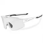Rockbros Cycling Glasses Photochromic with UV Protection and Corrective Insert - White Foto 1