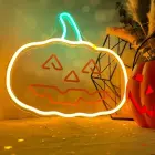 Neon PLEXI LED PUMPKIN WITH STEM orange green NNE13 Neolia Photo 3