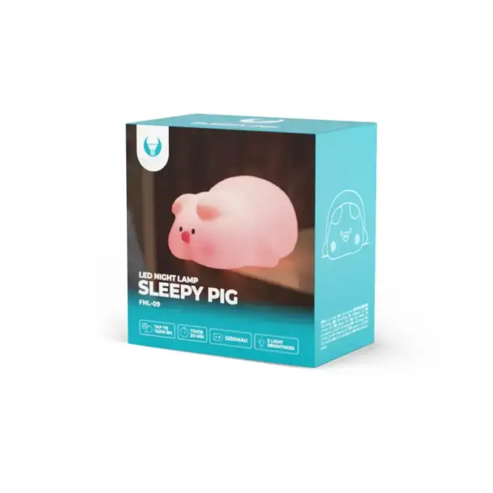 LED Night Lamp SLEEPY PIG FNL-09 Forever Light Photo 5