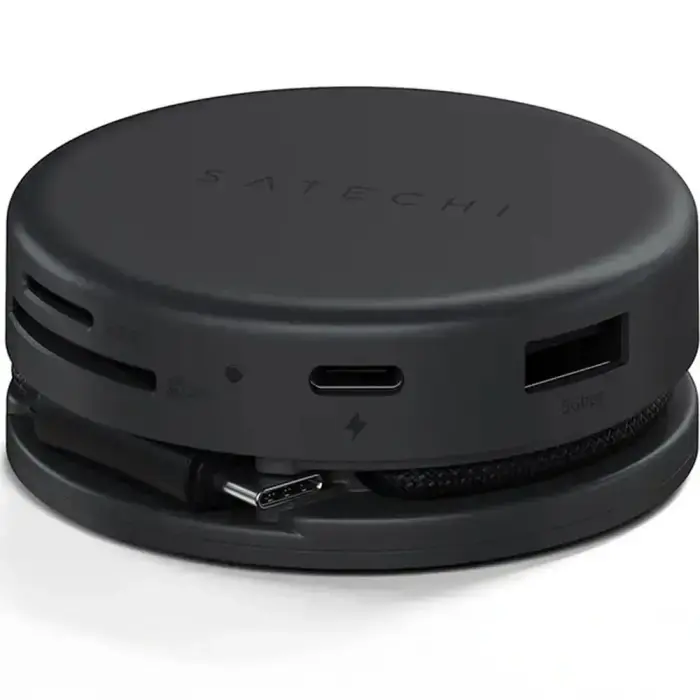 Adapter HUB 7in1 USB C Satechi Multiport ST-POTG7C midnight black Фото 2
