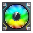 Darkflash DM20 computer fan (black) Foto 1