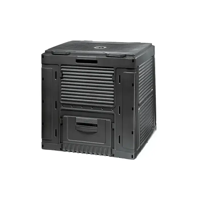 Komposta kaste E-Composter With Base 470L melna Foto 2