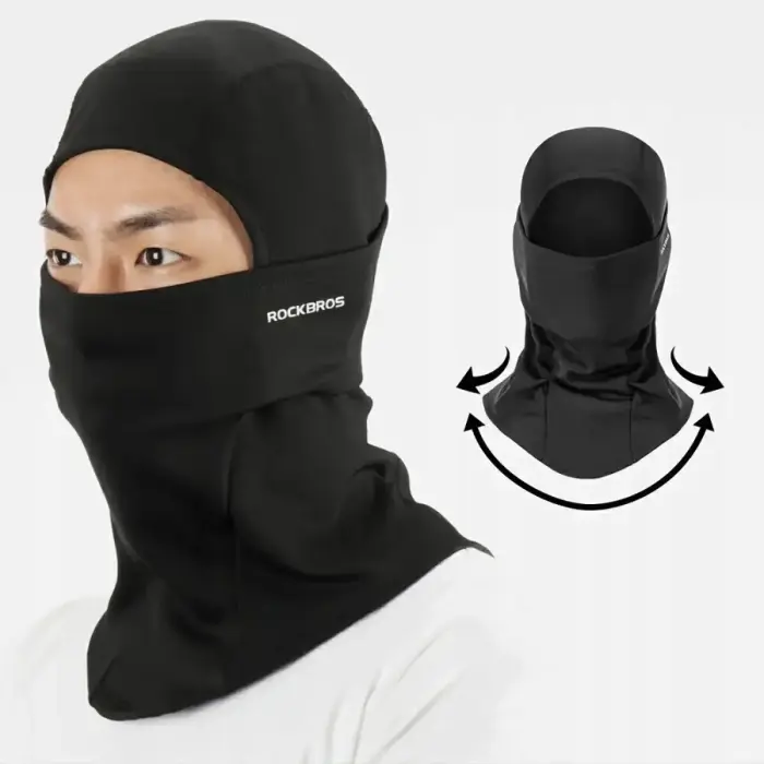 Rockbros LF7345BK sports balaclava insulated - black Photo 3