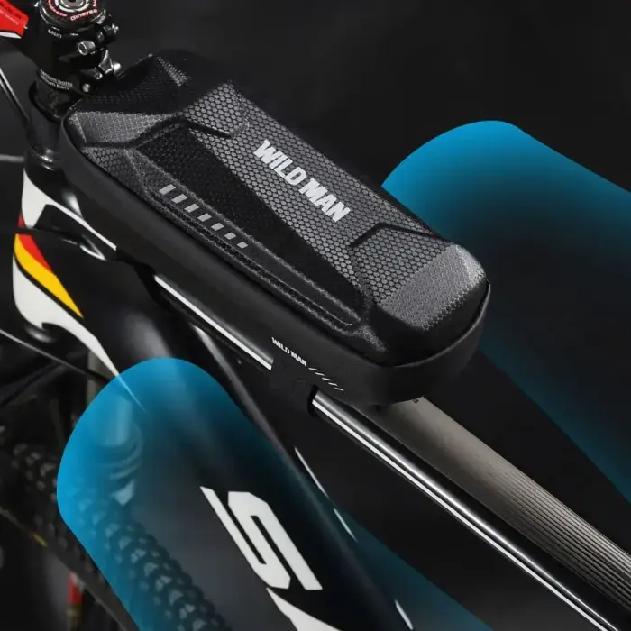 WILDMAN traveling bag for bike frame with zipper 1L ES5 black Photo 7