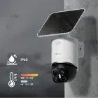 Kamera zewnętrzna Dreame Navo Elite 1 Outcam 360° z panelem solarnym - biała Foto 12
