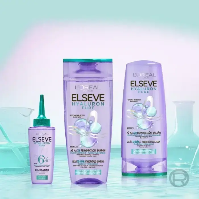 L’oréal Paris Elseve Hyaluron Pure Hair Balm for Oily Scalp and Dry Ends 200 Ml Фото 10