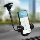 Car phone holder Forcell F-Grip Oval 27 cm windshield / dashboard / air vent black Photo 13