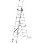 ProfiStep Combi ladder / aluminium / 3x9 steps Photo 1