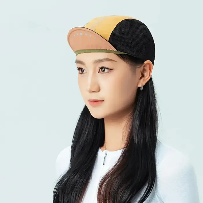 Rockbros Cycling Cap with Visor, Helmet Cover - Yellow Foto 8