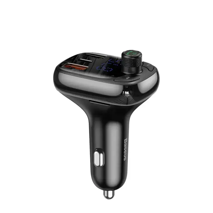 Bluetooth transmitter / car charger Baseus S-13 (Overseas Edition) - black Фото 2