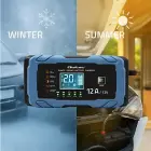 Qoltec Intelligent microprocessor charger 12V 12A | Rectifier with repair function | AGM GEL LiFePO4 | 9-stage charging  Foto 8