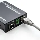 Qoltec Bidirectional Ethernet SWITCH Media Converter 1x RJ45 1x SFP| 1000Mbps | 5V Фото 10