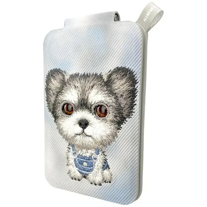 Magnetic phone wallet stand  Nimmy New Big-Eye Cute Pets 2.0 Dog grey Foto 2