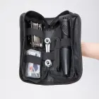 Wozinsky WMZ-01N tool kit, 16-in-1 bicycle multitool, pump, wrenches, inner tube kit - black Фото 4