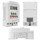 Qoltec Electronic timer PC0629 for DIN rail | LCD Foto 13