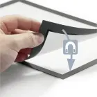 Pašlīpoša kabata DURABLE DURAFRAME®A4, ar rāmi melnā krāsā, 2 gab./ iepak. Photo 3