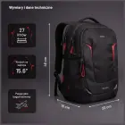 Diablo Chairs Prime Multifunctional Laptop Backpack black Photo 10