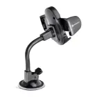 Car phone holder Forcell F-Grip Oval 17 cm windshield / dashboard / air vent black Photo 10