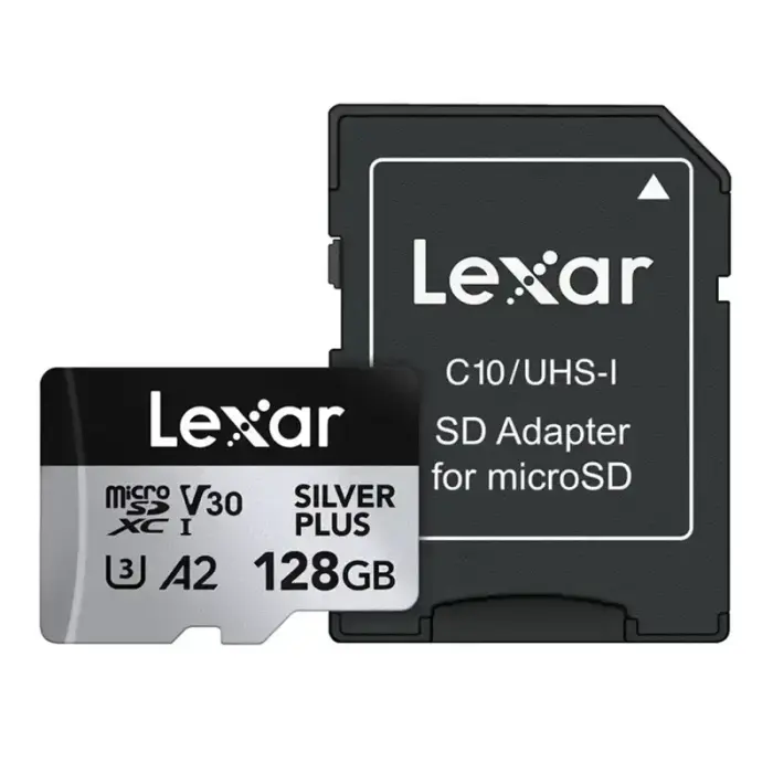 Karta pamięci Lexar High-Performance Silver Plus microSDXC 128GB + adapter Фото 7