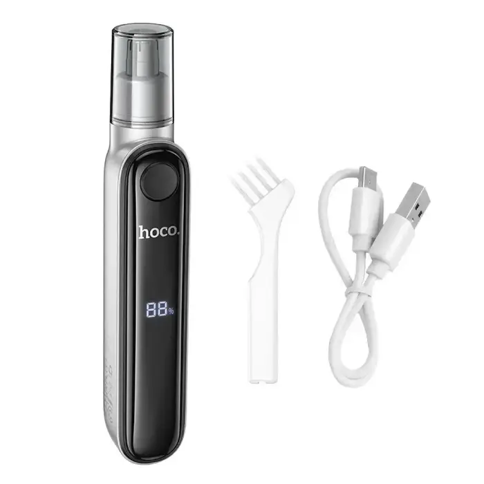 Nose hair trimmer Hoco with display HP33 metal gray Foto 4