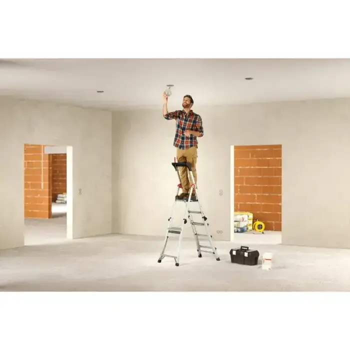 Telescopic ladder Master TL100 / aluminum / 3-5 steps Photo 4