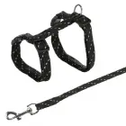 Krūšu siksna un pavada kaķiem - Trixie Cat Harness with Lead, 27-45cm/10mm, Lead 1.30m Foto 1