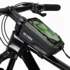 WILDMAN traveling bag for bike frame with zipper 1L ( 4"- 7") GX220X green Photo 2