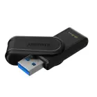 Kingston pendrive 64GB Portable USB 3.2 Gen 1 DataTraveler Exodia S (Black/Black) Foto 2