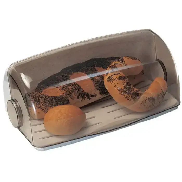 Bread box 38,8x25,5x16cm cream Photo 2