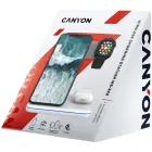 CANYON wireless charger WS-303 15W 3in1 White Foto 7