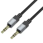 Cable AUX Jack 3,5 mm (male) to Jack 3,5 mm (male) Hoco 1 m UPA32 black Photo 1