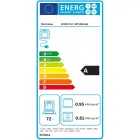 Electrolux cepeškrāsns, iebūv., 72 l, melna Foto 8
