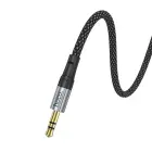 Cable AUX Jack 3,5 mm to Jack 3,5 mm Hoco 1 m UPA26 black Photo 5