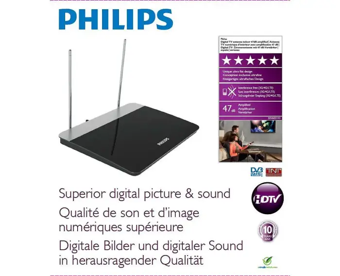PHILIPS digitālā TV antena Foto 2
