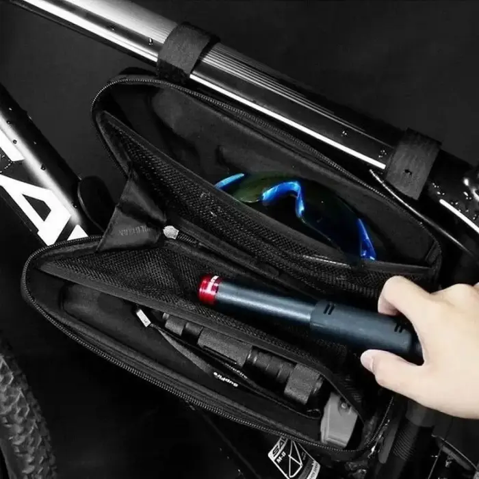 WILDMAN traveling bag under the bike frame with zipper 1,5L E4 black Photo 3