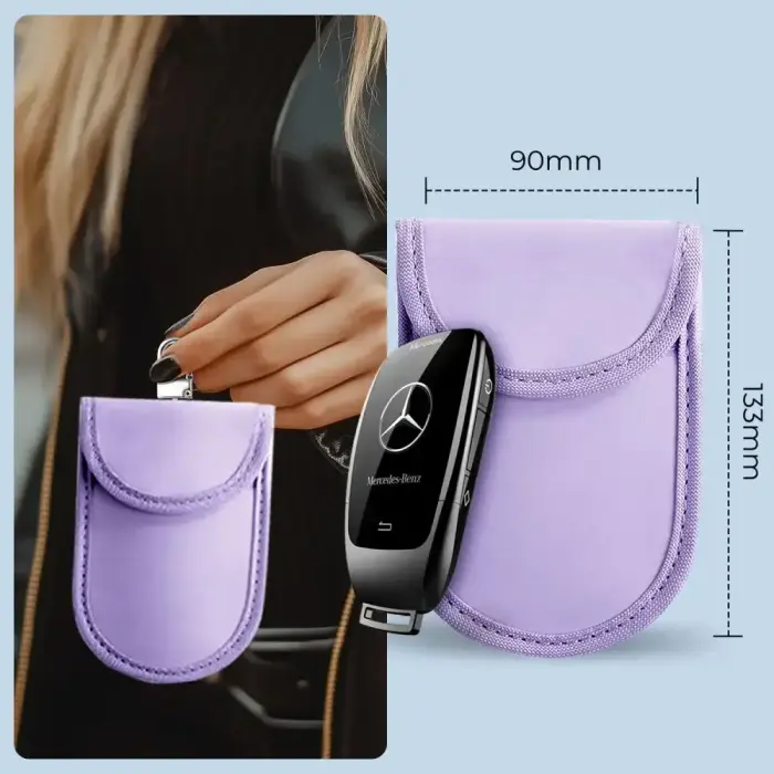 KLATKA FARADAYA TECH-PROTECT KLR100 POUCH KEYLESS RFID SIGNAL BLOCKER CASE LAVENDER Foto 6