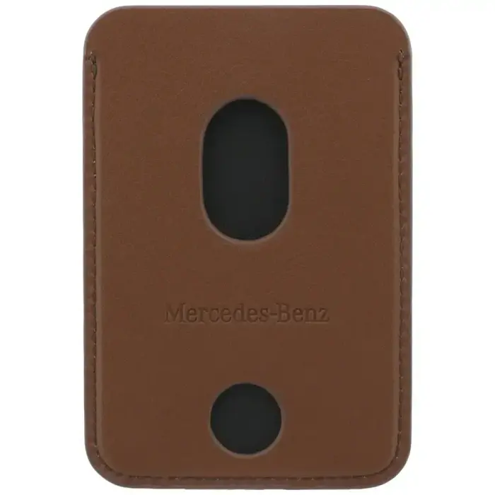Magnetic Card Wallet Mercedes Leather camel Foto 3