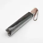 Automatic foldable umbrella with wood handle 10-ribs XXL 115 cm black Foto 5