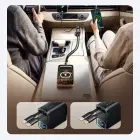 Orico Twin Reach 45W USB-A + USB-C Car Charger with Two Retractable USB-C Cables - Black Foto 8