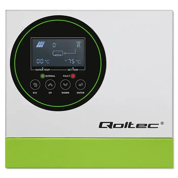 Qoltec Solar Inverter for water heating ECO Solar Boost | MPPT | BYPASS | LCD | 4kW Photo 2