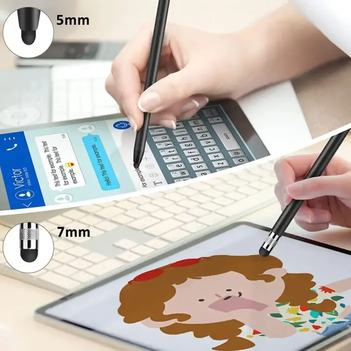 Tech-Protect Touch Stylus - sudraba krāsā Foto 4