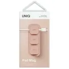 UNIQ Pod Mag magnetyczny organizer do kabli + baza różowy|blush pink Foto 4