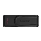 Kingston pendrive 64GB Portable USB 3.2 Gen 1 DataTraveler Exodia S (Black/Black) Foto 1