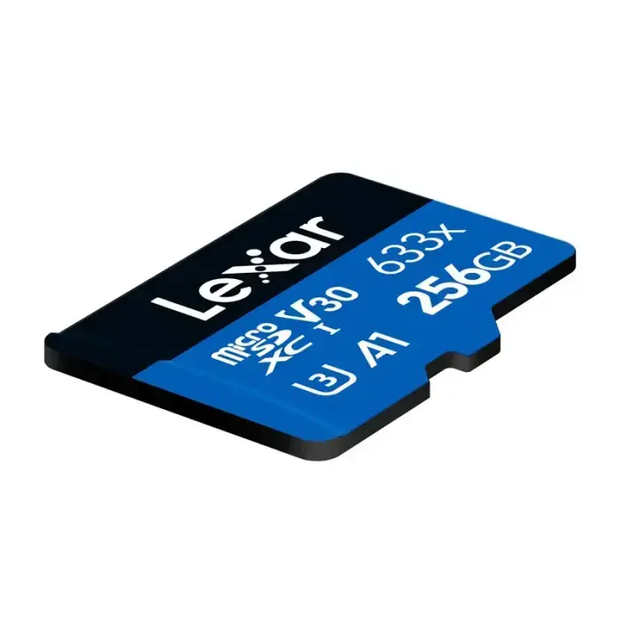 Lexar High-Performance 633x microSDXC 256GB memory card + SD adapter Фото 4