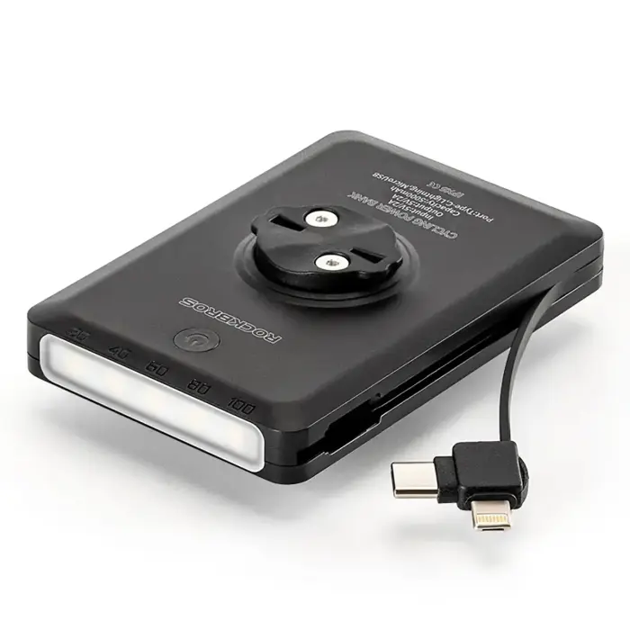 Rockbros JP008 front bike light for counter with power bank 5000mAh 150lm IPX6 - black Foto 3