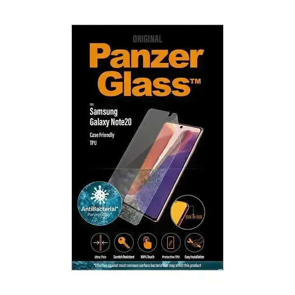 PanzerGlass TPU Samsung Note 20 N980Case Friendly, Fingerprint, Antibacterial, Designed for Samsung, Materiał TPU Foto 3
