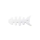 Fish-shaped headphone cable wrap - white Foto 1