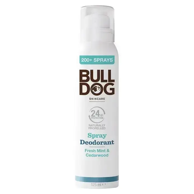 Bulldog Fresh Mint & Cedarwood Spray Deodorant 125 Ml Фото 2