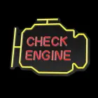 Neon PLEXI LED CHECK ENGINE yellow red NNE21 Neolia Photo 3